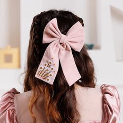 Baby Pink Blossom  Bow