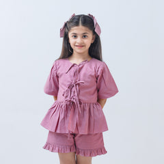 Mauve ties Co-ord set