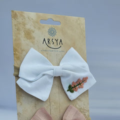Little dove set of 2 baby headbands