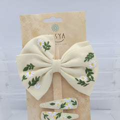 Soft Garden Tie Bow and Tic Tac Set