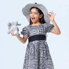 CHIC CASCADE DRESS
