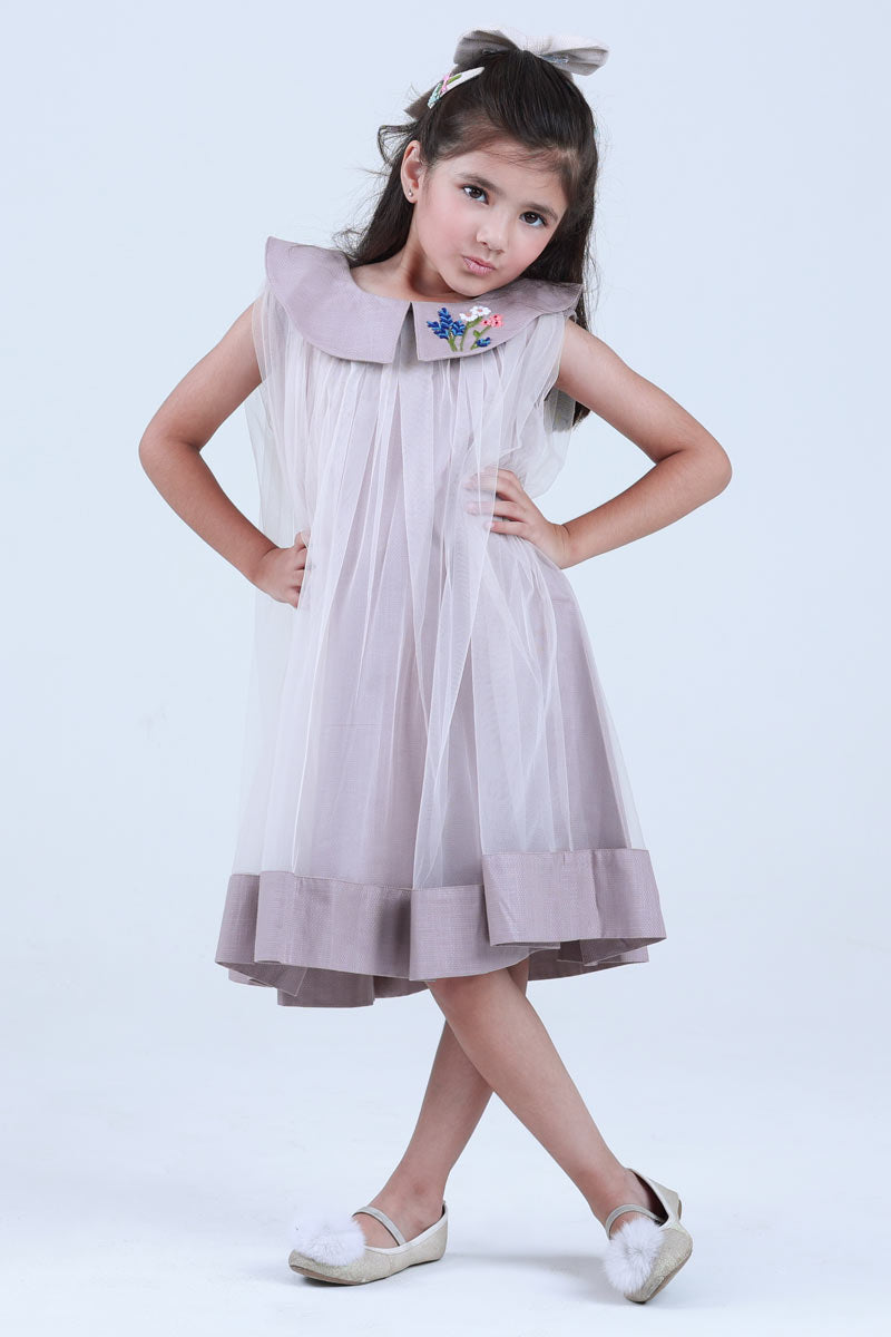 GLIMMERING GREY DRESS