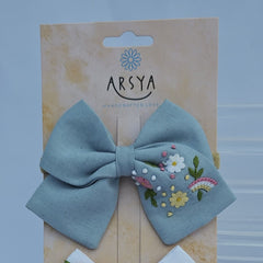 Rainbow and Cloud set of 2 baby headbands