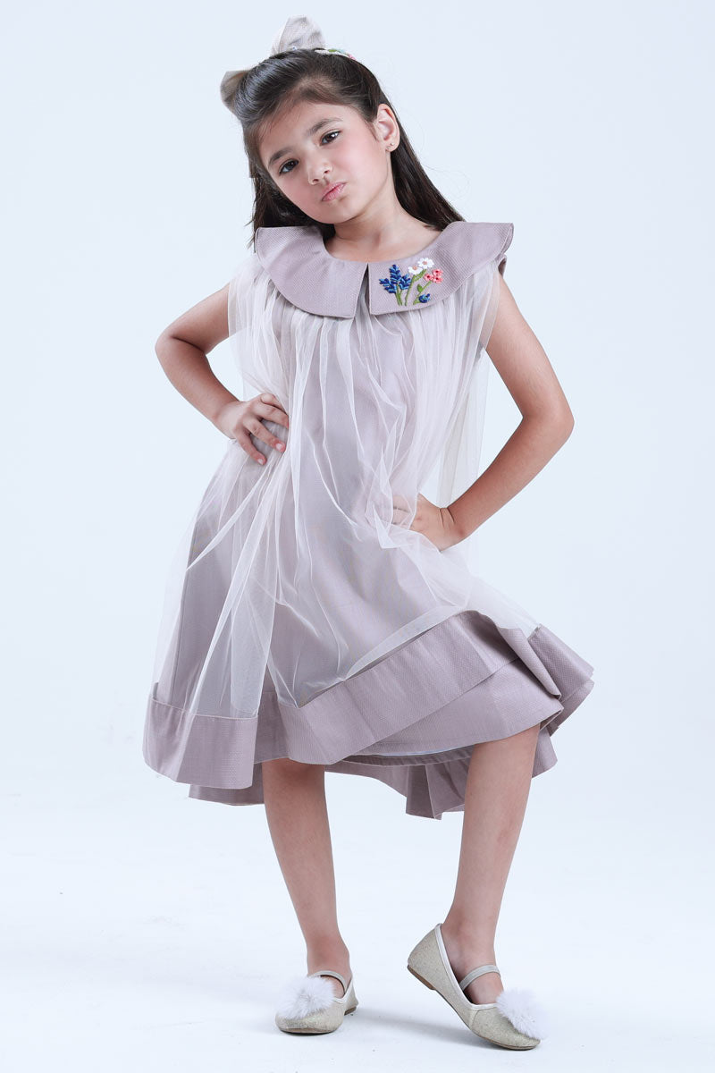 GLIMMERING GREY DRESS