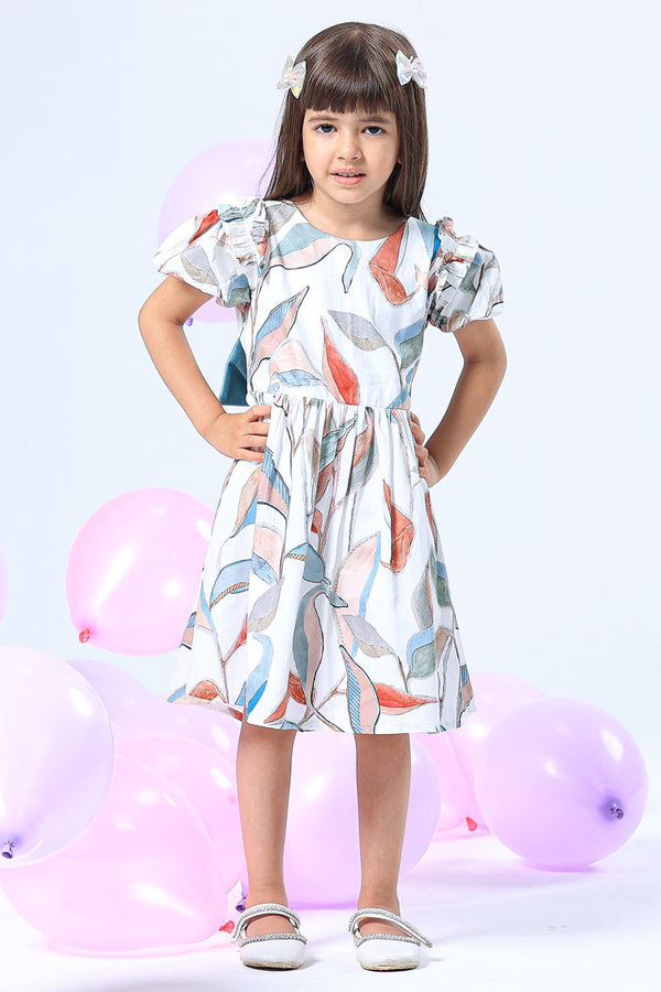 LITTLE MISS BOW  DRESS