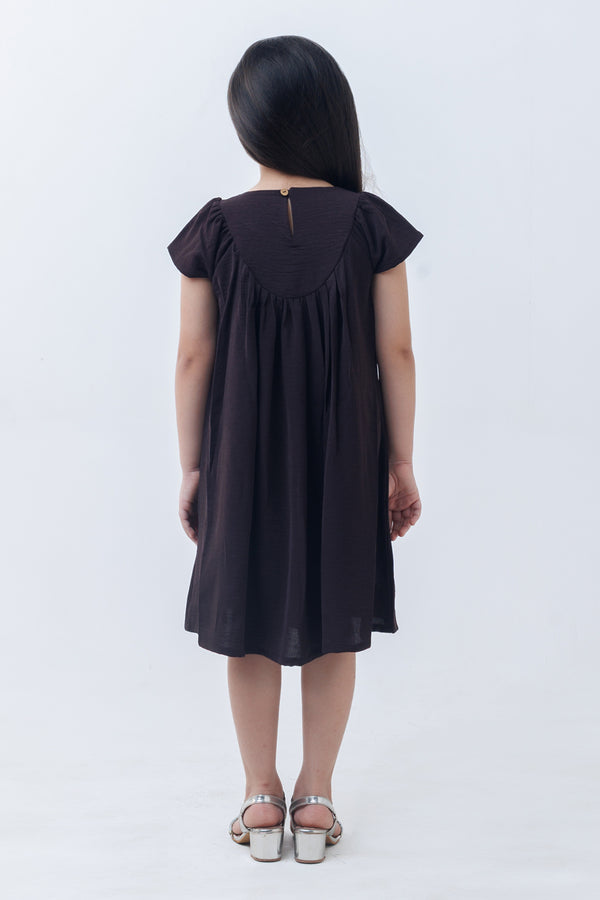Nutmeg knot dress