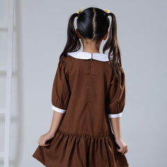 Bronze Bloom winter Dress