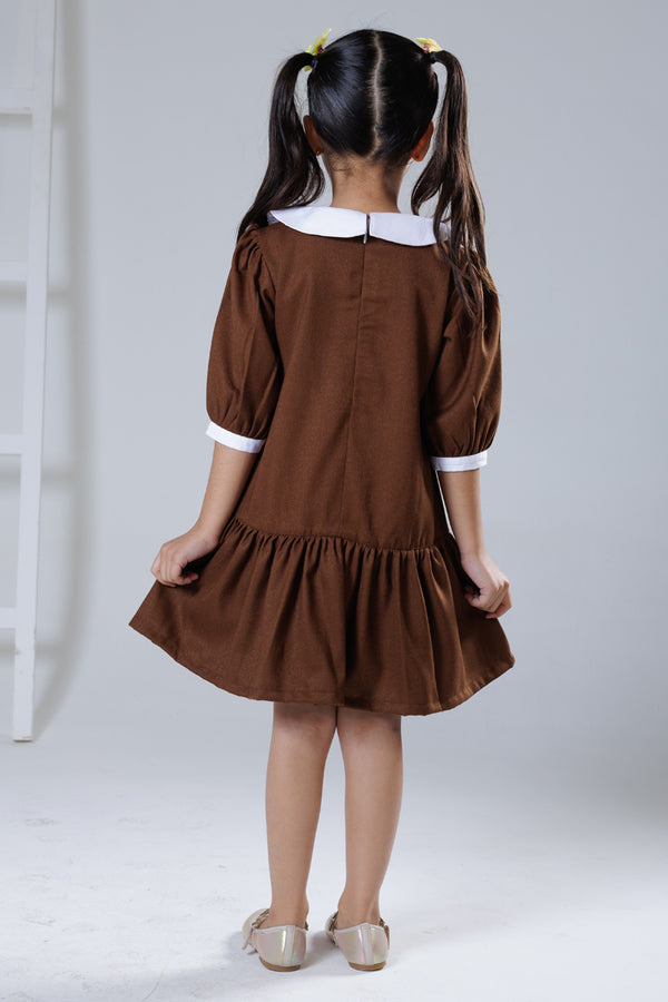 Bronze Bloom winter Dress