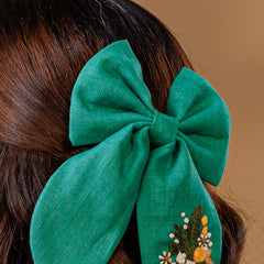 Green Garden Glow bow