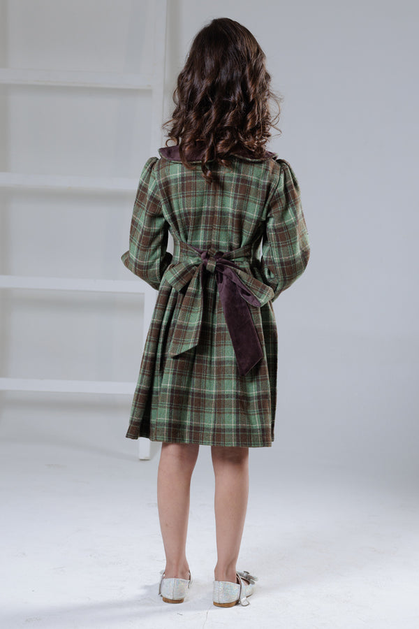 Forest Gingham Dress