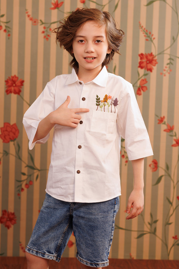 RUSTIC FLORAL SHIRT