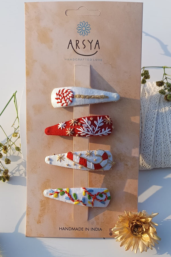 Christmas Sparkle Tic Tac Clips