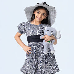 CHIC CASCADE DRESS
