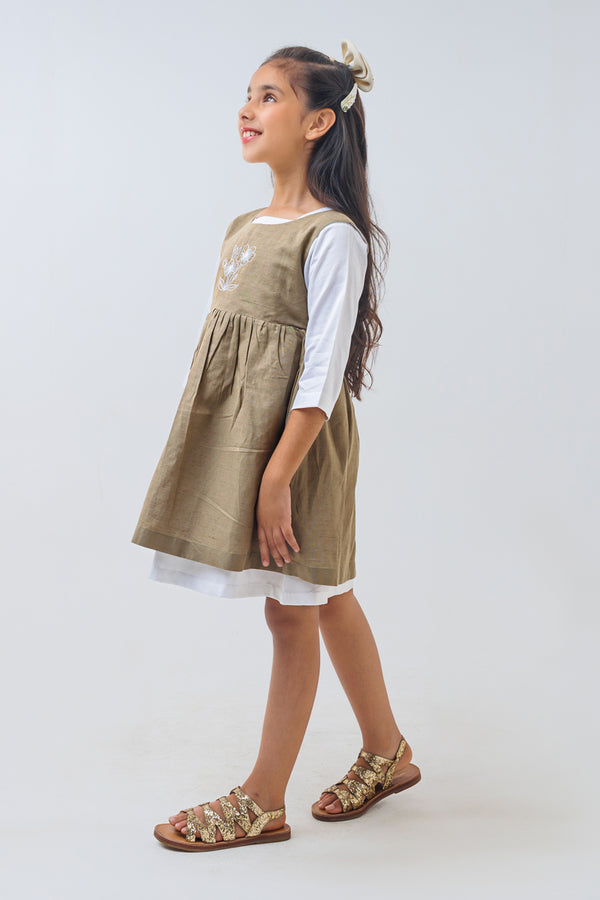 Latte layers dress