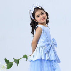 WINDSWEPT AZURE DRESS