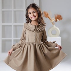 Woodland bow winter dress