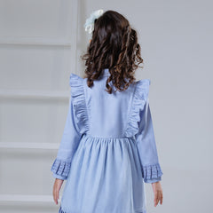 Frosted sky winter dress