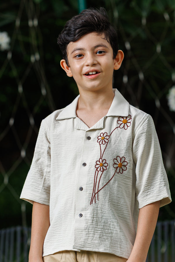 Floral Etch Shirt