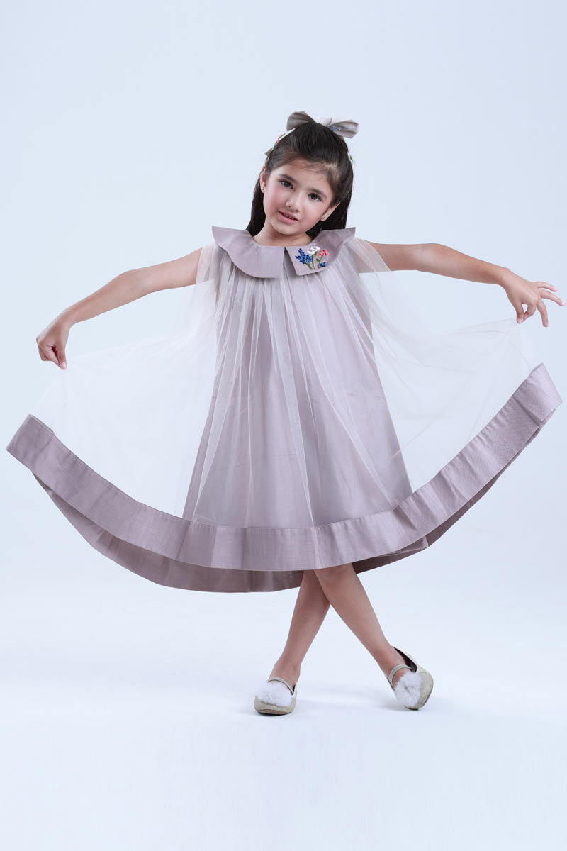 GLIMMERING GREY DRESS