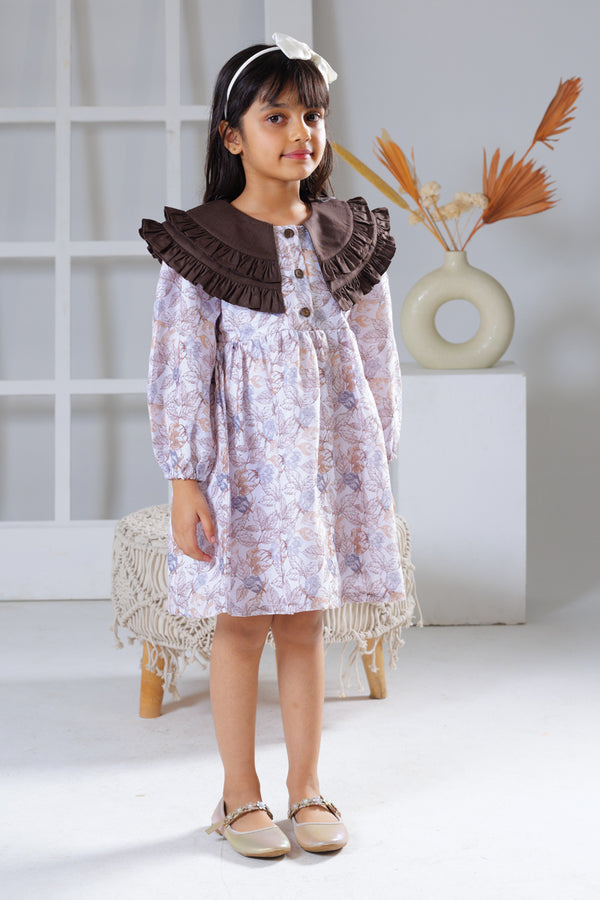 Cocoa petals dress