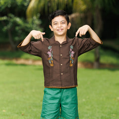The Embroidered Grove Unisex co-ord set
