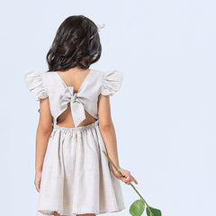 Back Bow Beauty Dress