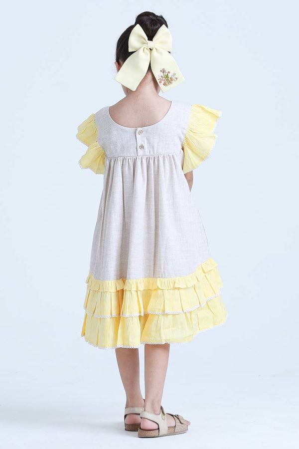 Bunny and the flowers Bow and Tic Tac Set