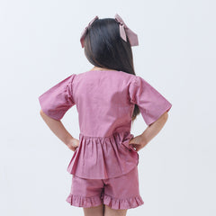 Mauve ties Co-ord set