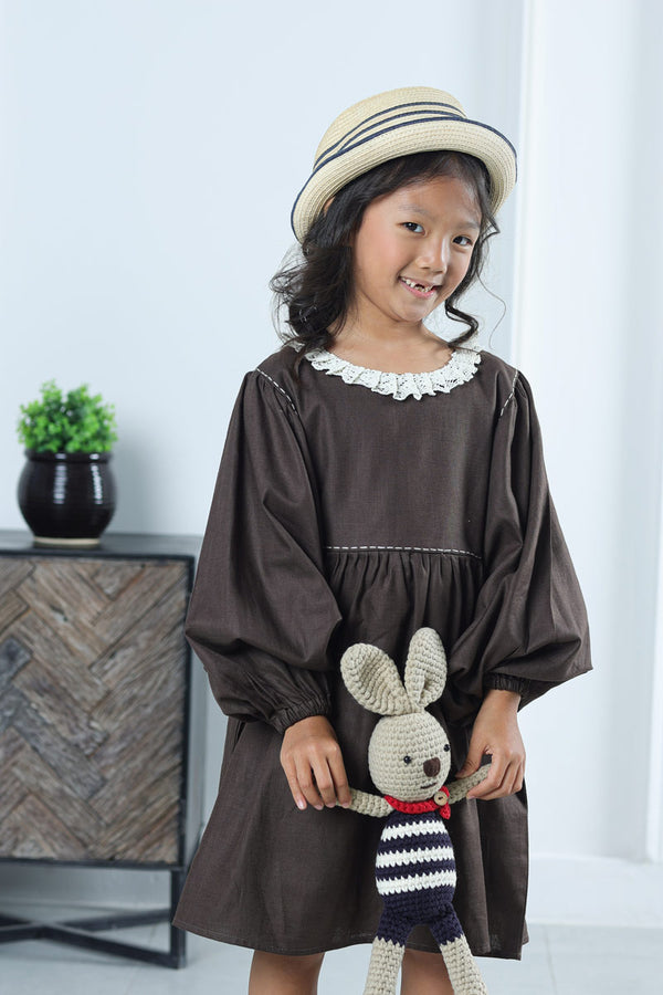 WALNUT WHISPER DRESS