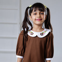 Bronze Bloom winter Dress