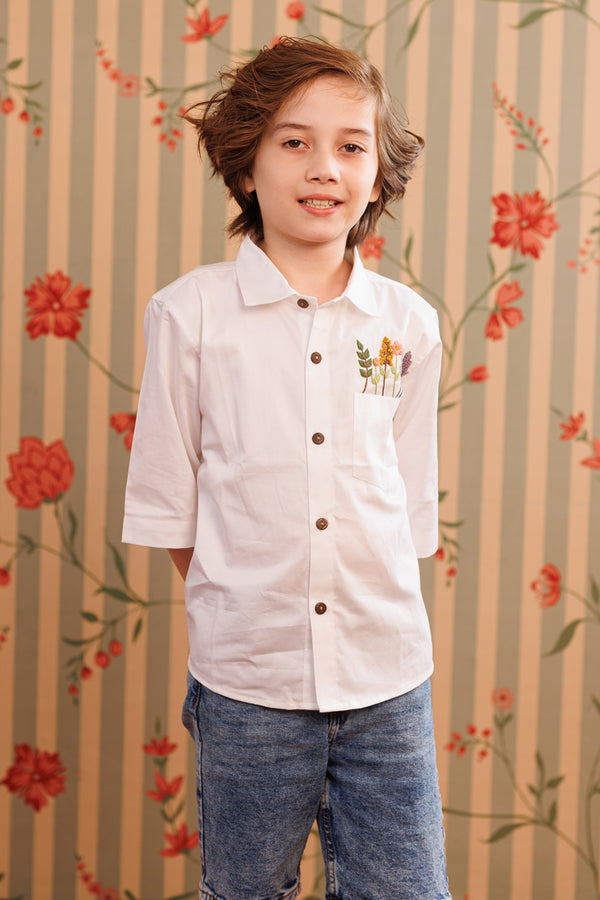 RUSTIC FLORAL SHIRT