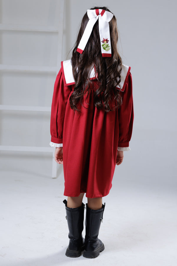 Rosette dream winter dress