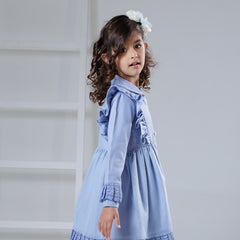 Frosted sky winter dress