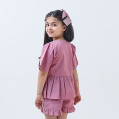 Mauve ties Co-ord set