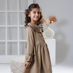 Woodland bow winter dress
