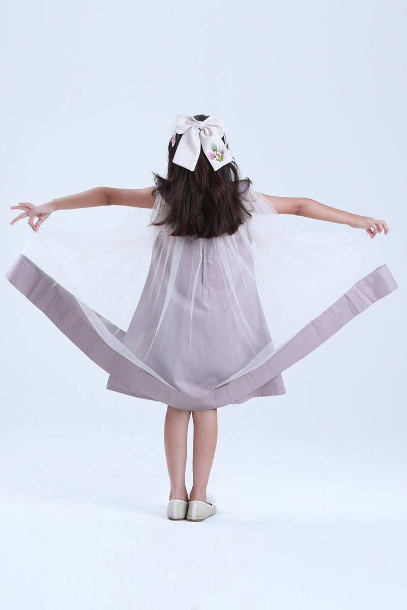 GLIMMERING GREY DRESS
