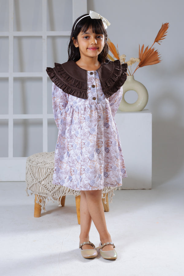 Cocoa petals dress