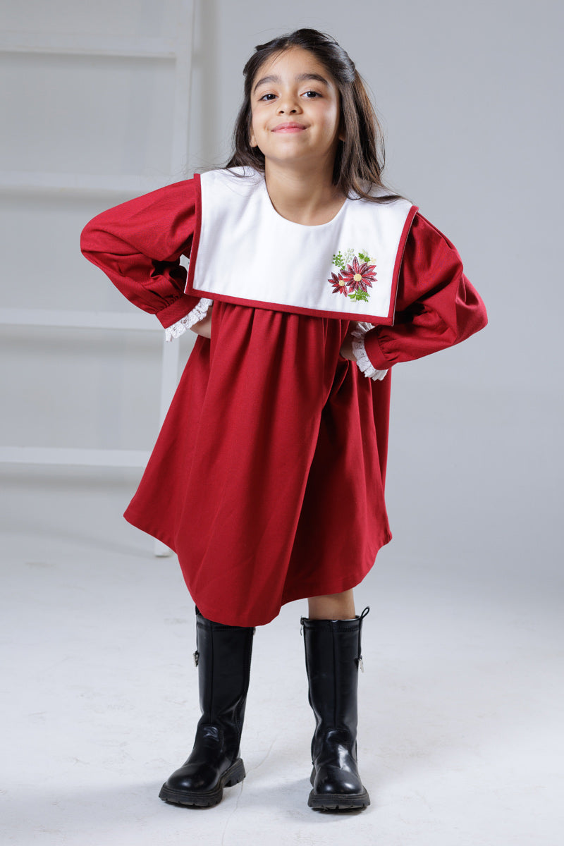 Rosette dream winter dress