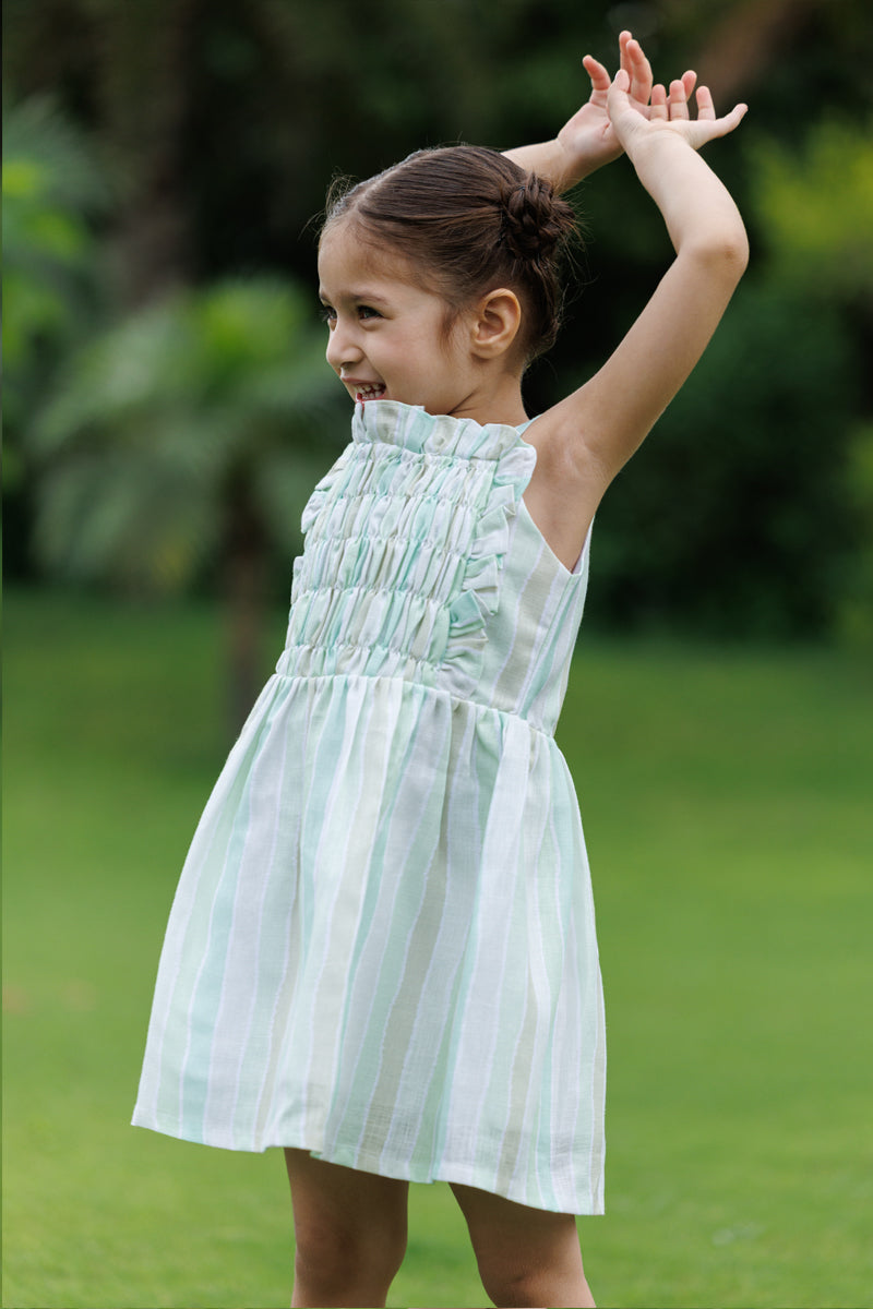 Olive Air Dress