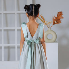 Tied in Teal Dress