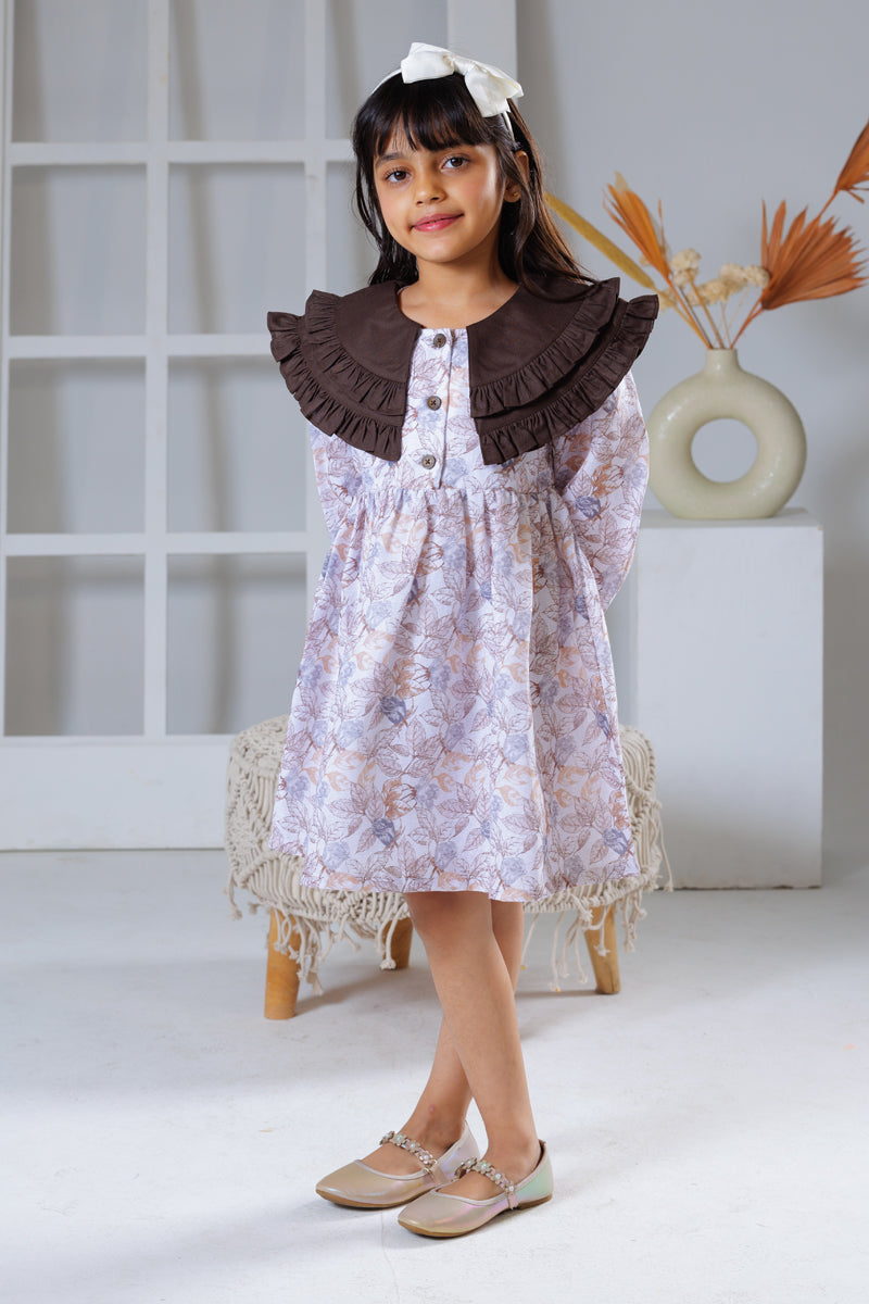 Cocoa petals dress
