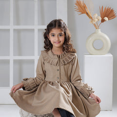 Woodland bow winter dress