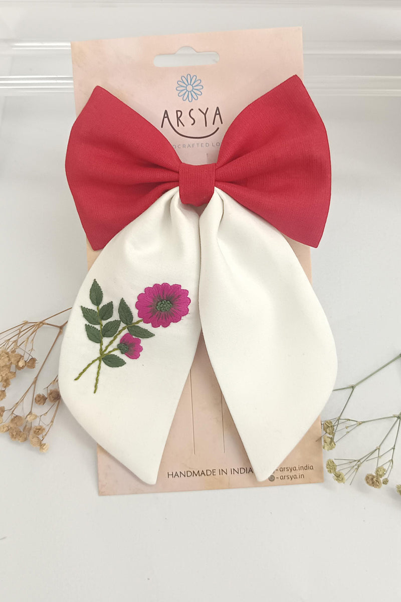 Vintage Dahlia Bow