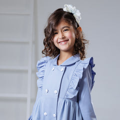 Frosted sky winter dress