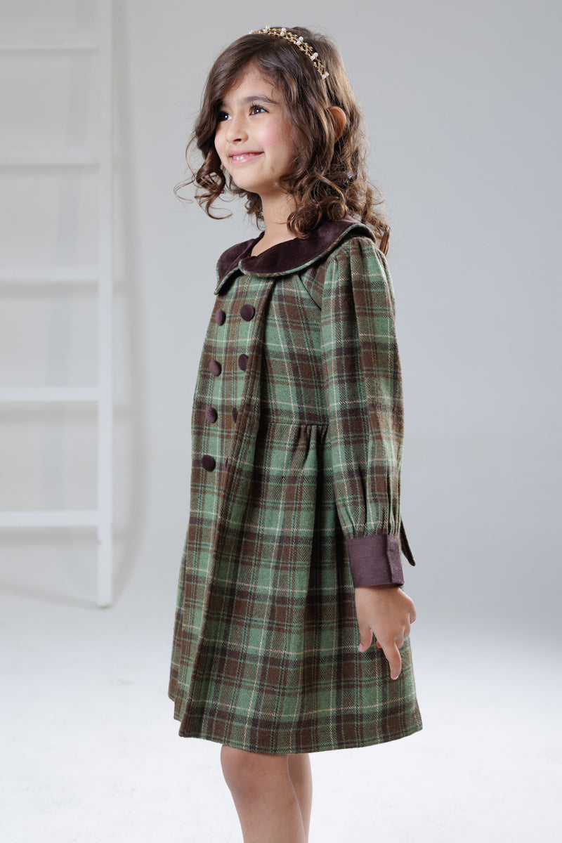 Forest Gingham Dress