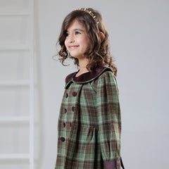 Forest Gingham Dress