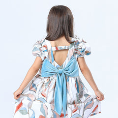 LITTLE MISS BOW  DRESS