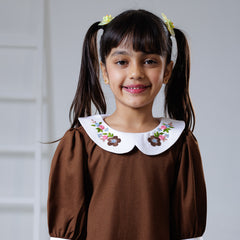 Bronze Bloom winter Dress