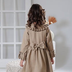 Woodland bow winter dress