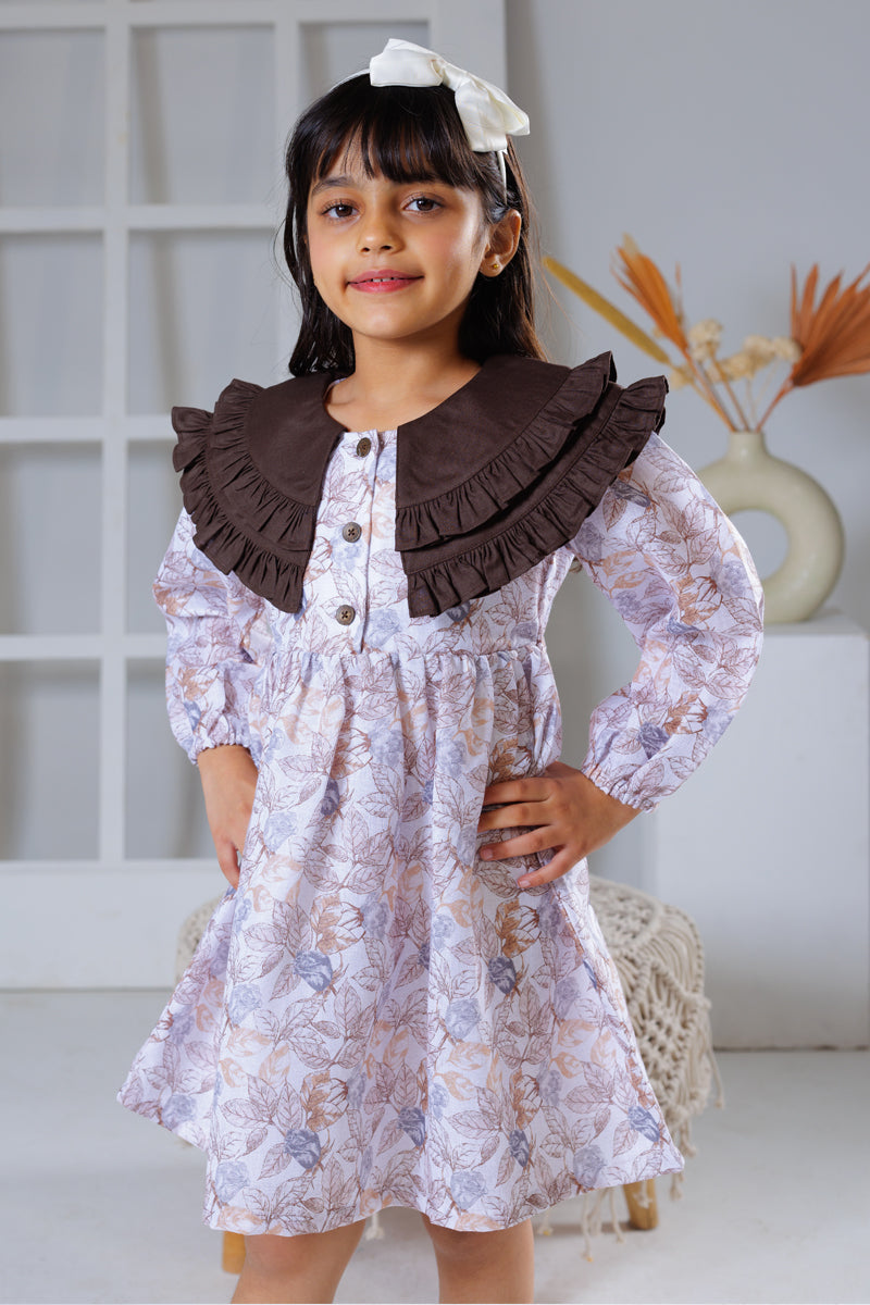 Cocoa petals dress